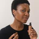 A beauty advisor at work