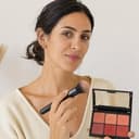 A makeup artist at work